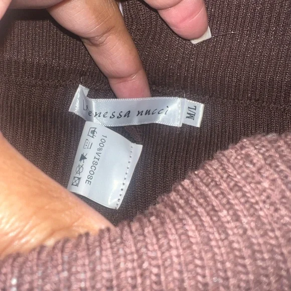 Brown 2 piece long sleeve set - Picture 4 of 5